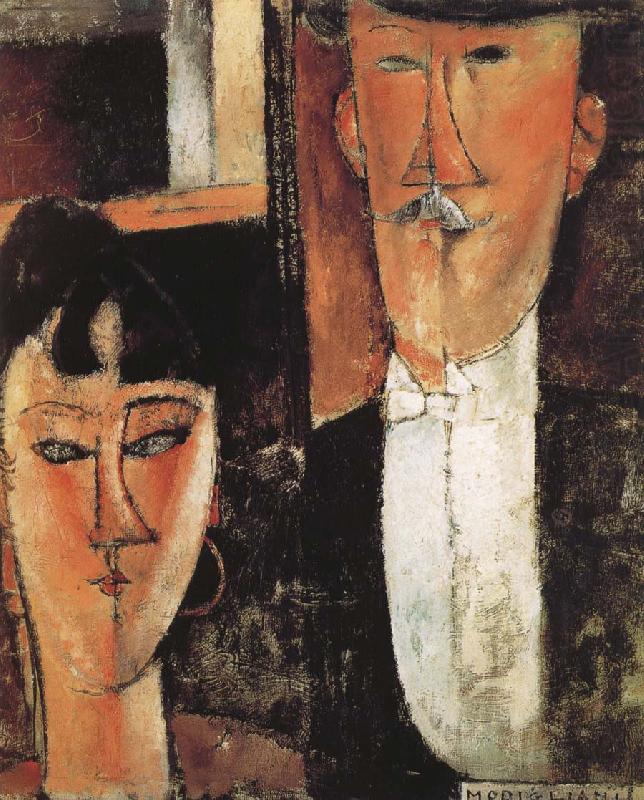 Amedeo Modigliani Bride and Groom china oil painting image